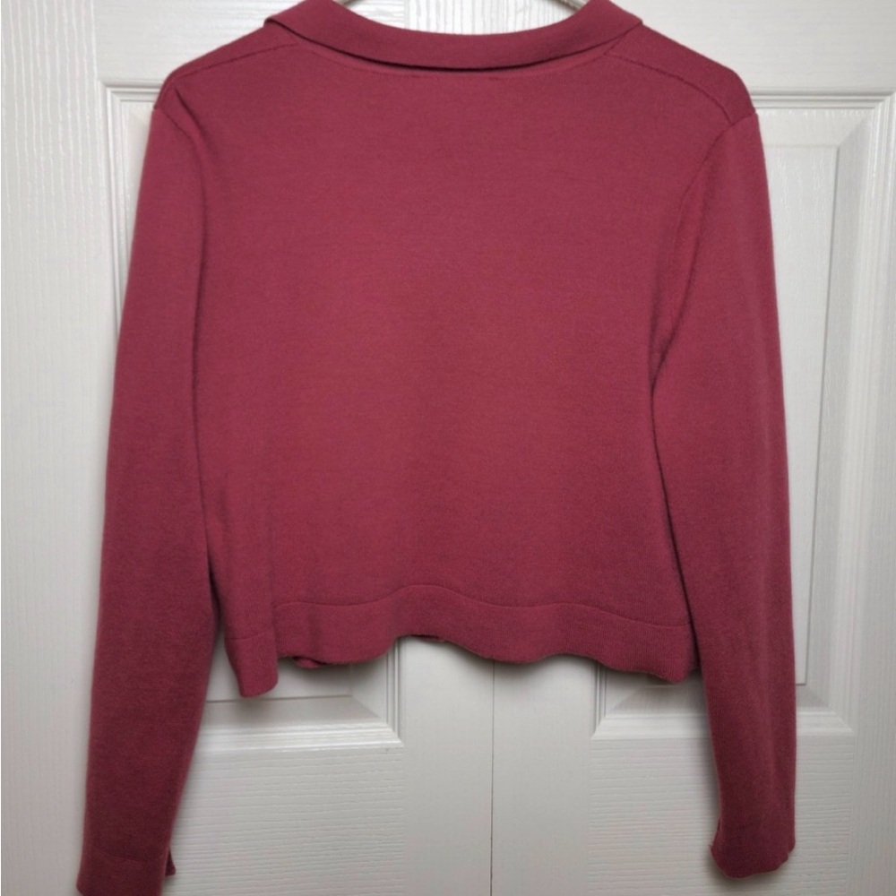 Sézane Betty Cardigan, Size Medium, Rosewood - Picture 5 of 9